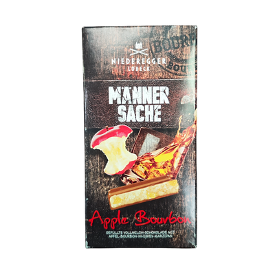 Ниедереггер Марципановая плитка молочный шоколад"Яблоко- бурбон",110г