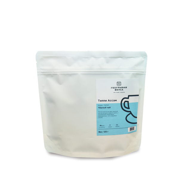 СТМ Чай черный листовой в упаковке "Типпи Ассам" TGFOP, Индия, 125г