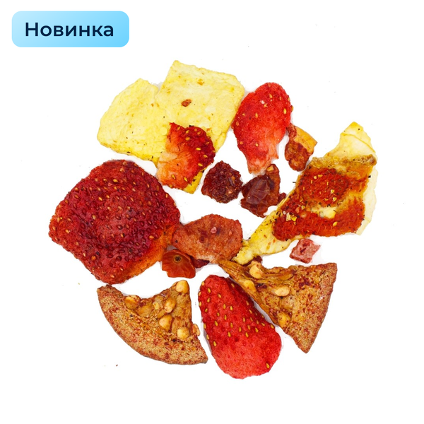 Чай фруктовый весовой "Гуава и клубника", гр.