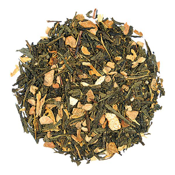 Чай зеленый ароматиз. листовой рассыпной Зеленый Имбирь-Лимон, гр.
