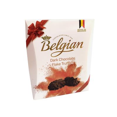 Трюфели The Belgian из горького шоколада в хлопьях 145 гр.