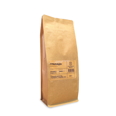 Кофе в зернах, Эспрессо смесь "Гранада", 500 гр.