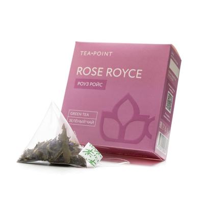 Чай зеленый, белый ароматизированный "Роуз Ройс", 15 шт