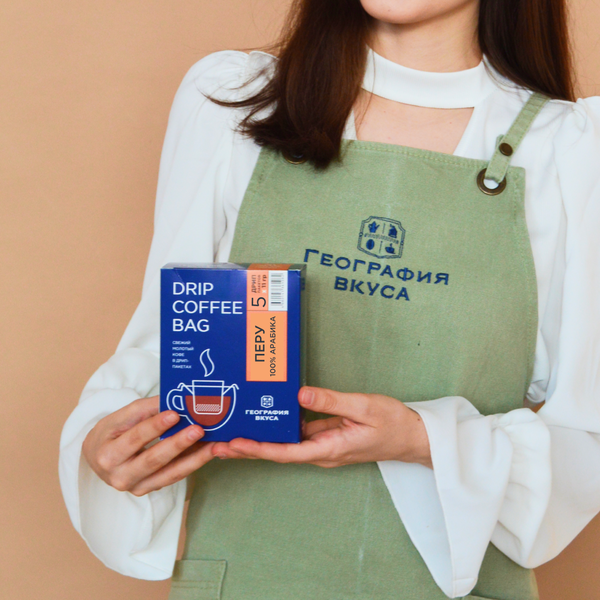 Кофе дрип пакет ГЕОГРАФИЯ ВКУСА "Перу", 5шт