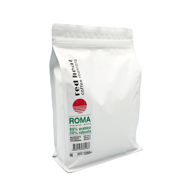 Кофе в зернах, Эспрессо смесь "Roma", 1,2 кг.