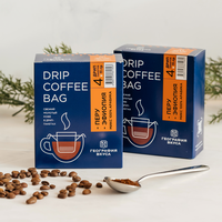 Кофе дрип пакет ГЕОГРАФИЯ ВКУСА "Эфиопия, Перу", 4шт