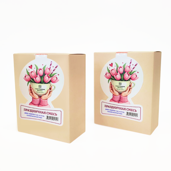 Кофе дрип пакет "ПРАЗДНИЧНАЯ ЖЕНСКАЯ СМЕСЬ"5 шт