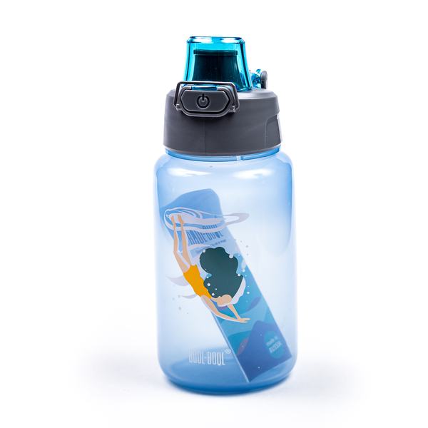Бутылка для воды Hand free botlle mini 500ml, голубая