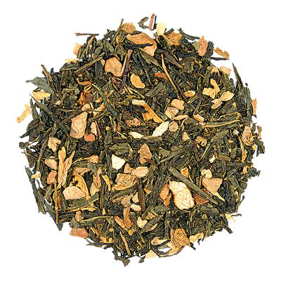 Чай листовой рассыпной Зеленый Имбирь-Лимон