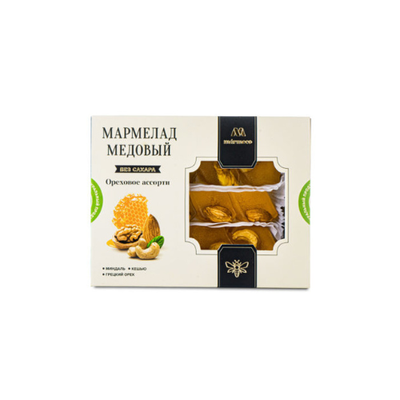 Мармелад медовый "Ореховое ассорти", 200гр.