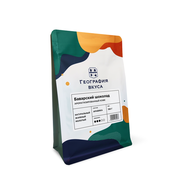 Кофе зерновой ароматизированный "Баварский шоколад", 150 гр.
