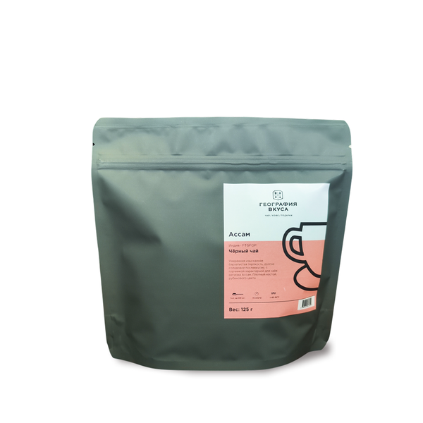 СТМ Чай черный листовой в упаковке "Ассам" FTGFOP, Индия, 125г
