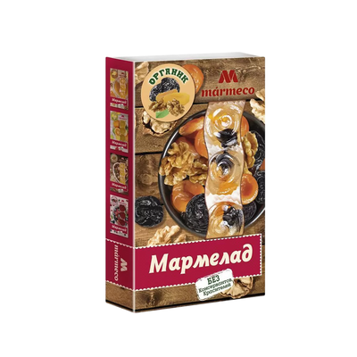 Мармелад желейный формовой "Органик-чернослив, курага, грецкий орех", 180гр.