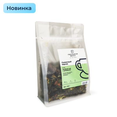 СТМ Чай зеленый ароматизированный "Солнечный персик", 125 гр 