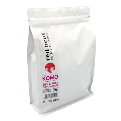 Кофе в зернах, Эспрессо смесь "Komo", 1,2 кг.